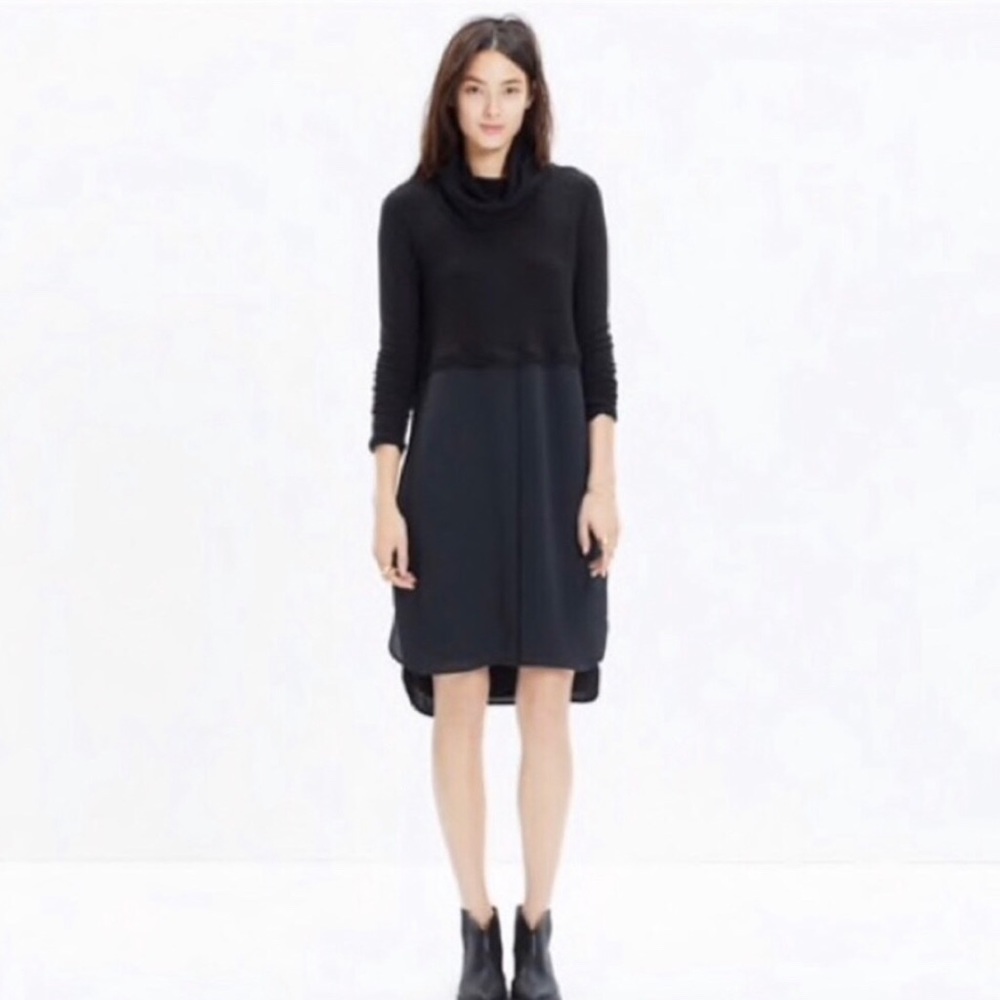Madewell turtleneck shirt dress-Final Sale